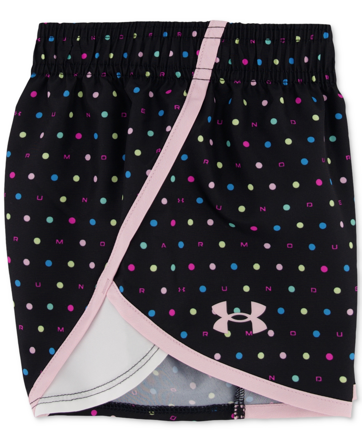 Under Armour Toddler & Little Girls T-shirt & Woven Shorts, 2 Piece Set In Prime Pink