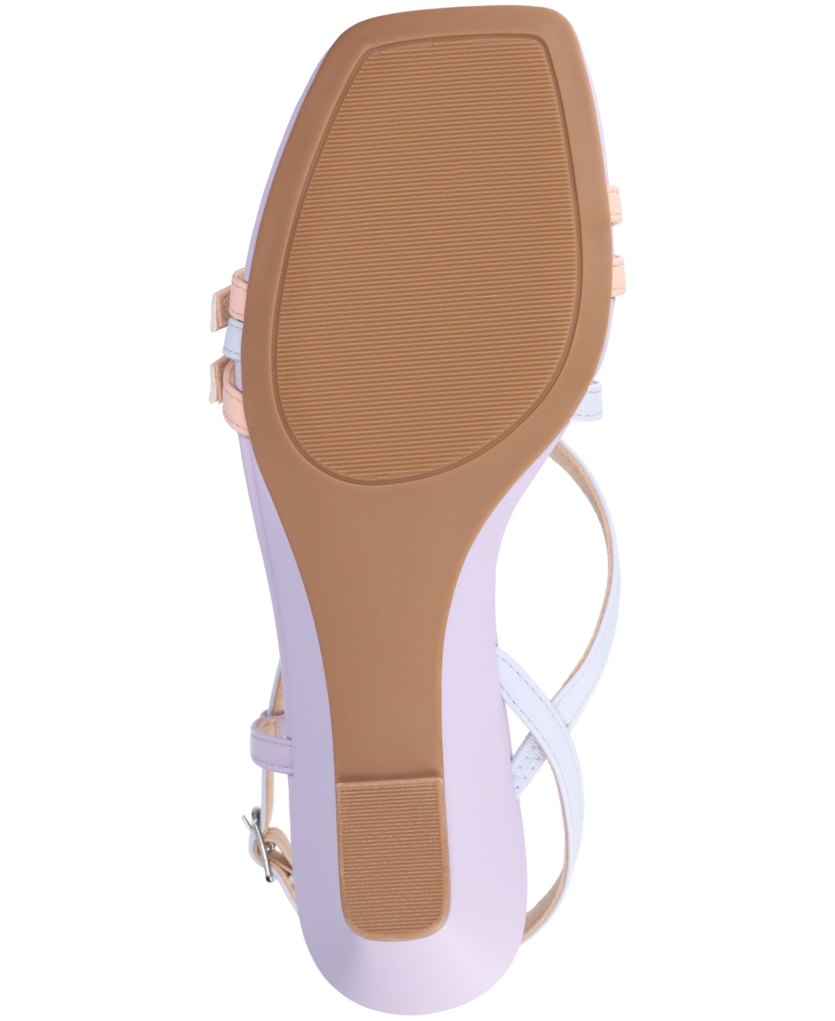 Journee Collection Clinne Wedge Sandal In Multi