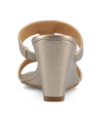 Women's Clodie T Strap Dress Wedge Sandals