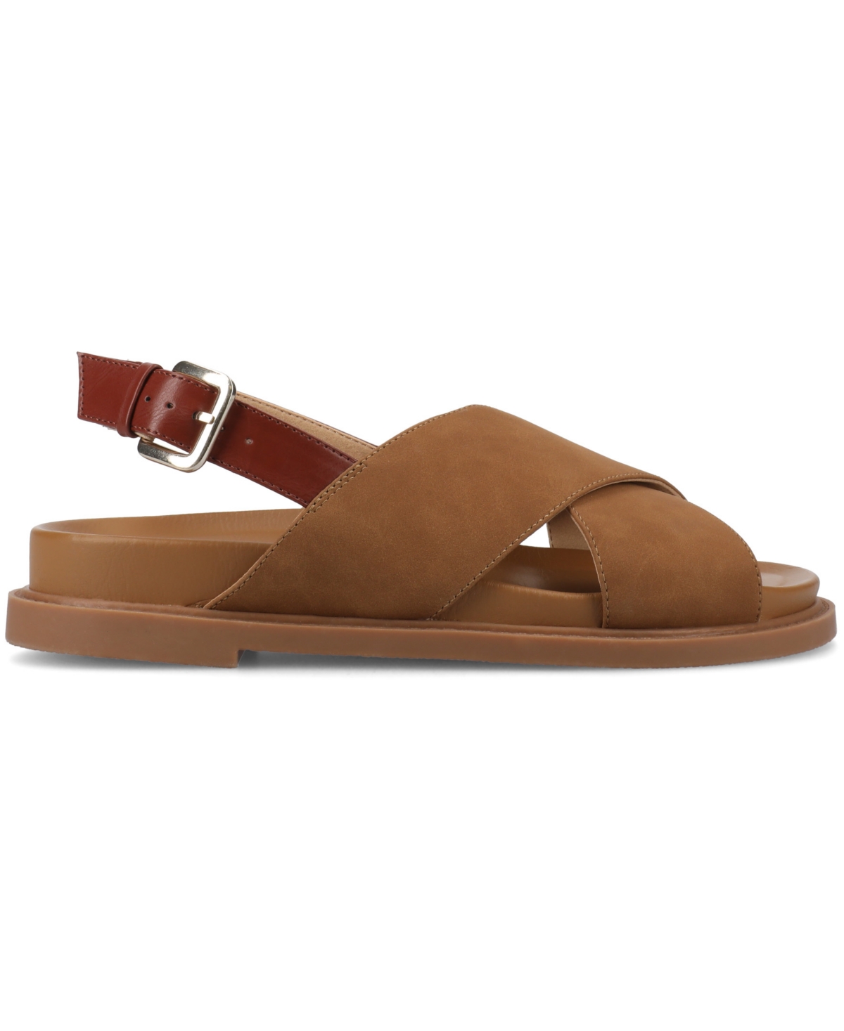 Journee Collection Marina Slingback Sandal In Tan