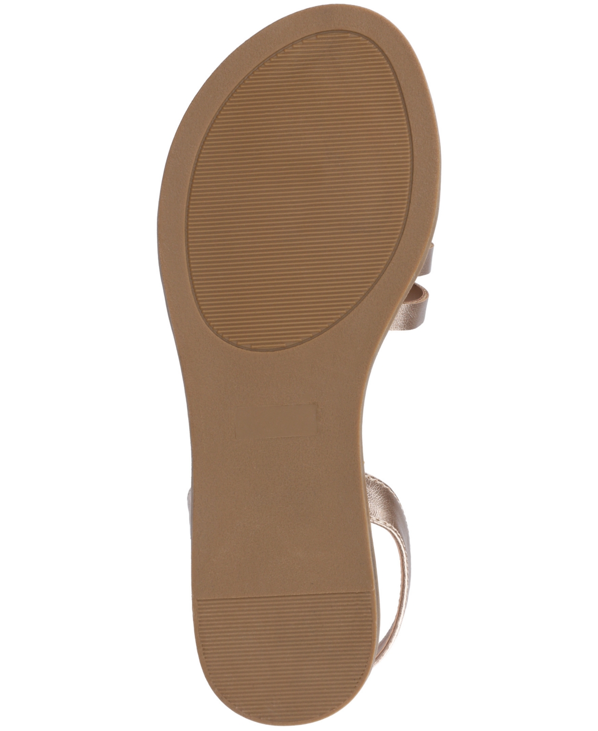 Journee Collection Solay Braided Strappy Sandal In Champagne