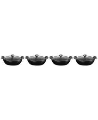 Le Creuset - Enameled Cast Iron 4-Pc. Covered Mini Round Braiser Set