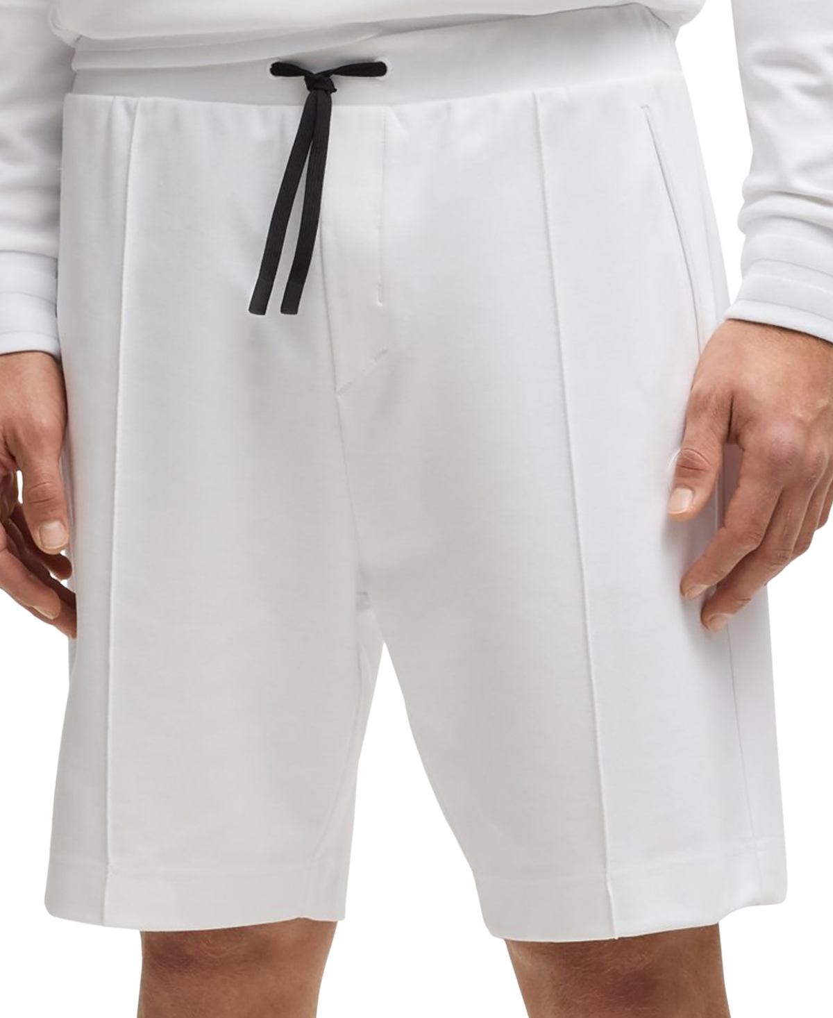 Boss by Hugo Boss Men's Double B Monogram Shorts - White