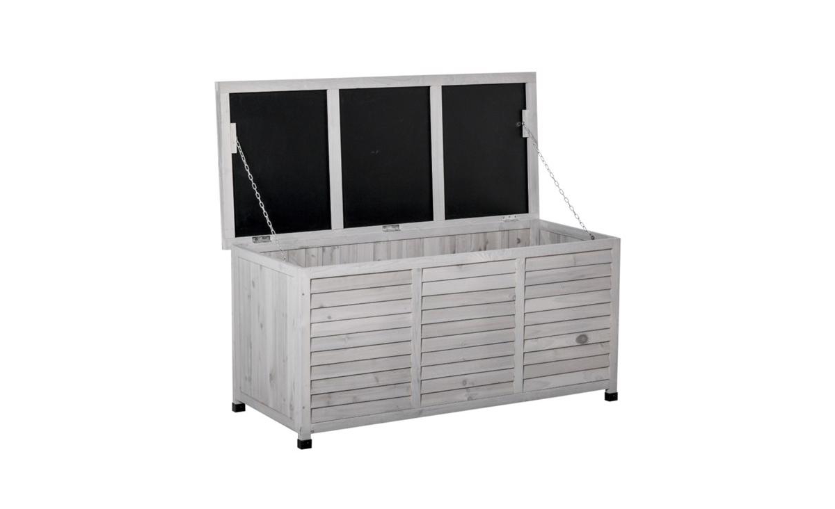 Garden Storage Cabinet &#x2013; Durable Outdoor Organizer for Tools, Supplies, and Equipment - Grey
