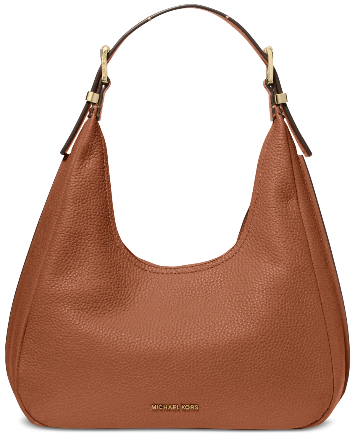 Michael Kors Small Hobo Shoulder Bag In Luggage