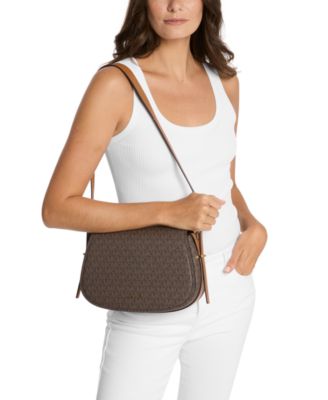 Lydia Small Monogram Flap Messenger