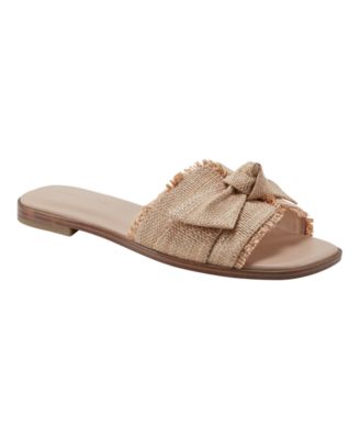 Women's Fineya Bow Flat Slide Sandals