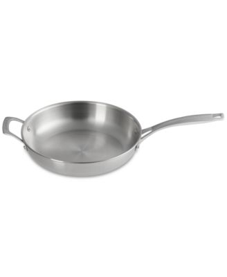 Essential Stainless Steel Shallow Round Frying Pan, 11"