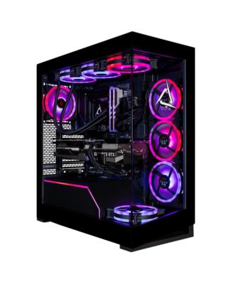 Horus Gaming Desktop - Liquid Cooled Intel Core Ultra 9 285K 3.7GHz 24-Core Processor, 96GB DDR5 Memory, GeForce RTX 5080 16GB GDDR7 Graphics, 2TB SSD, 8TB HDD, WiFi, Windows 11 Home 64-bit