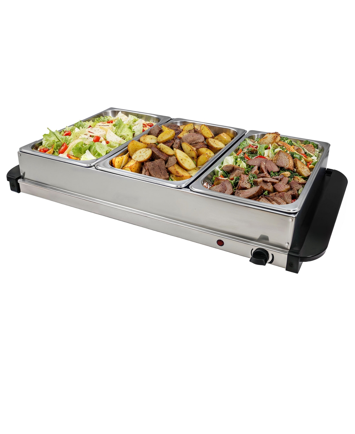 Elite Cuisine 5 Quart Stainless Steel Electric Buffet Server In Stainless Steel
