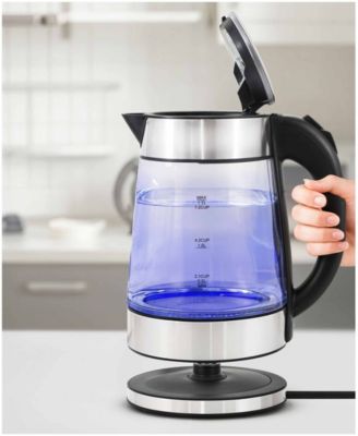 1.8 Quart Cordless Glass Kettle