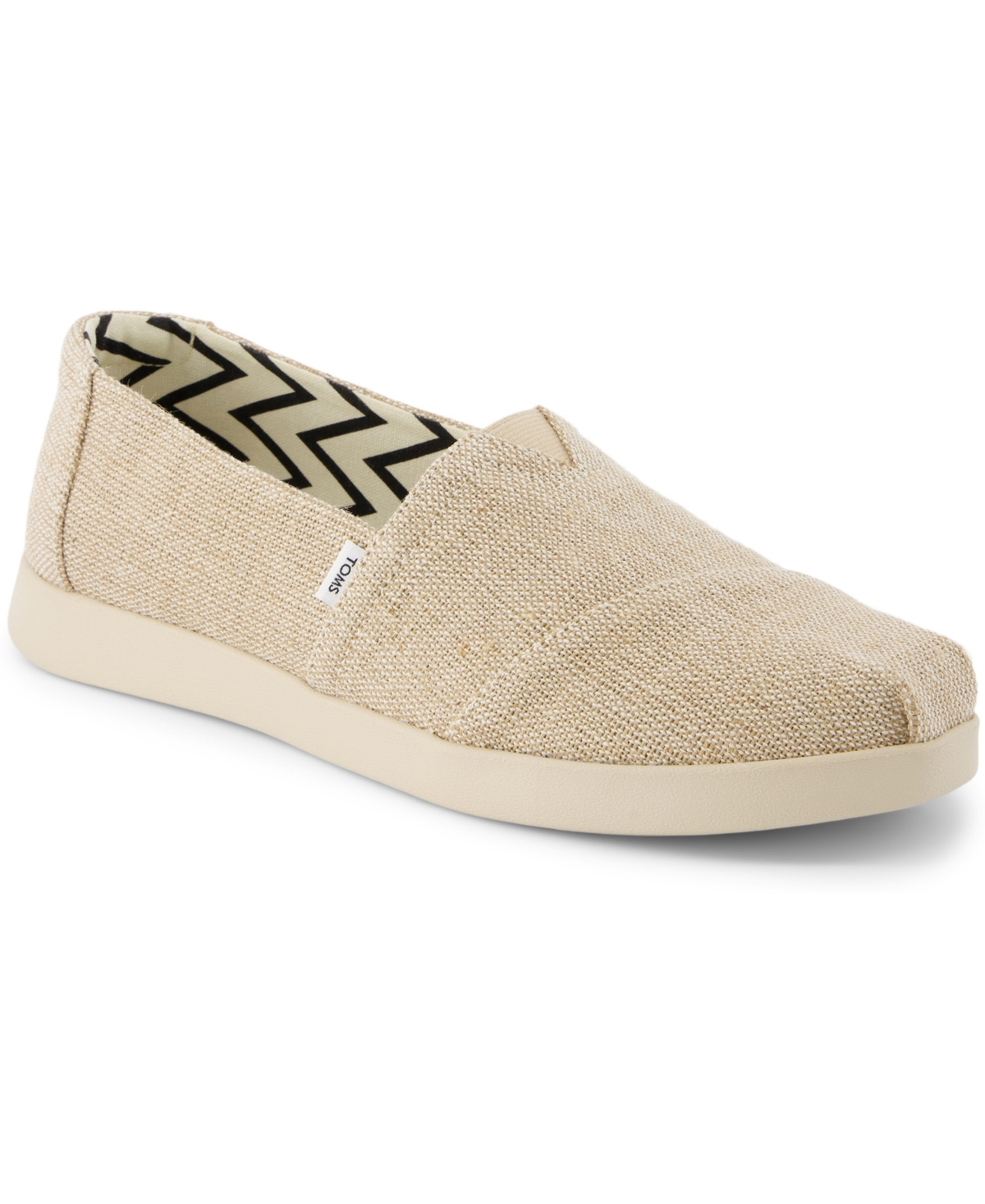 Shop Toms Women's Alpargata Plus Espadrille Slip-on Loafers In Natural Undyed Heritage Canvas