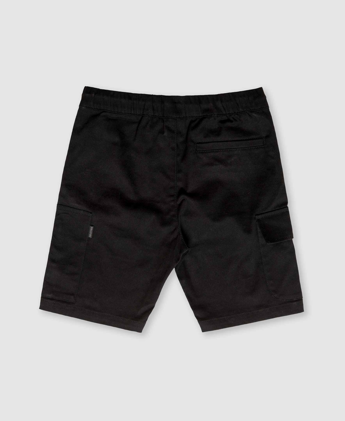 Ring Of Fire Big Boys Adino Stretch Twill Cargo Shorts In Black