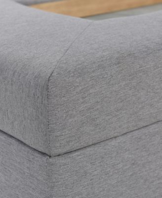 49.6" Wood Austin Allen James Rectangular Contemporary Coffee Table