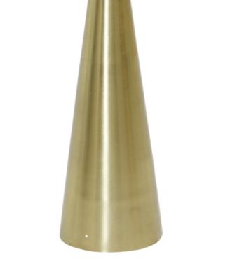 10" Iron Round Transitional Marble Top Drink Table