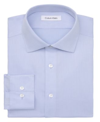 Calvin Klein Men's Steel Plus Slim Fit Dress Shirt