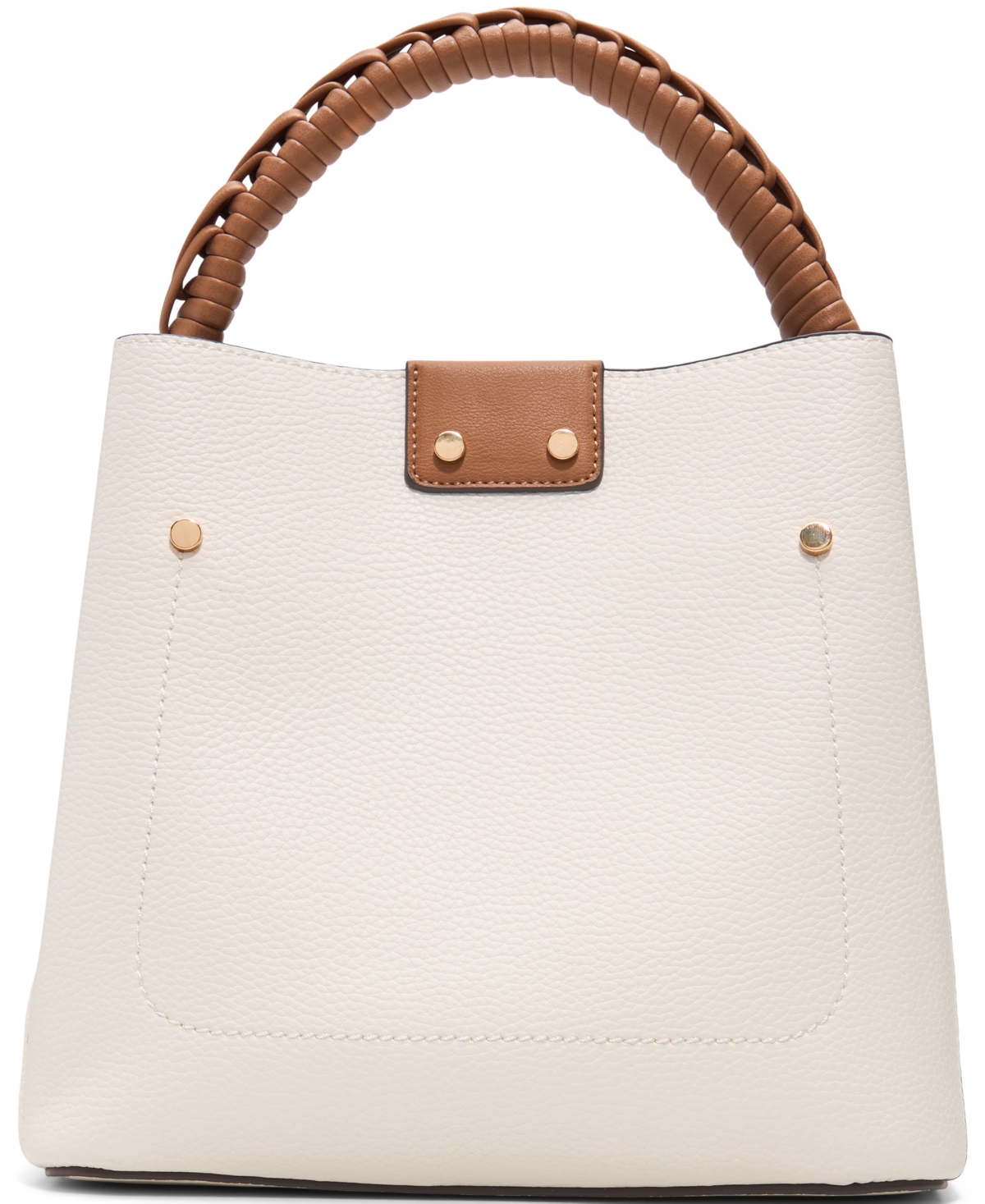 Rebekia Medium Bucket Bag - Beige Overflow