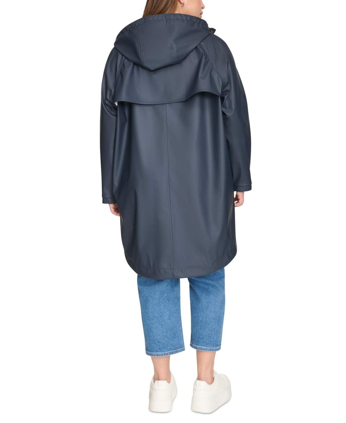 LEVI'S PLUS SIZE RAGLAN-SLEEVE HOODED RAIN JACKET 