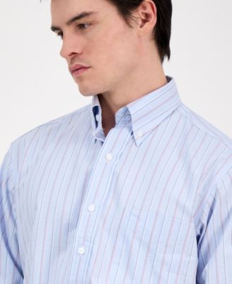 Men's Stripe Oxford Dress Shirt, Exclusively at Macy's