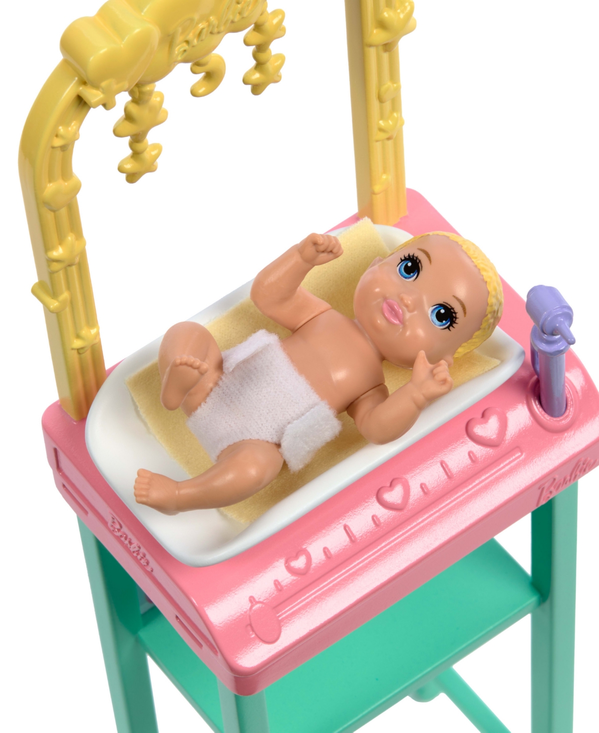Shop Barbie Baby Doctor Doll With Brunette Fashion Doll, 1 Baby Doll, Furniture & Accessories In Multi-color