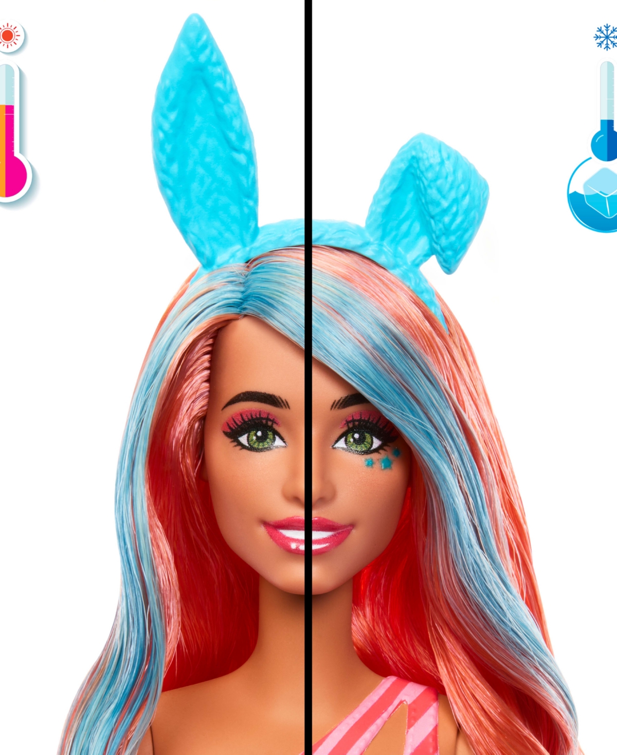 BARBIE POP REVEAL SHAKES SERIES DOLL & ACCESSORIES SET, SCENTED BRIGHT BUNNY FASHION DOLL 