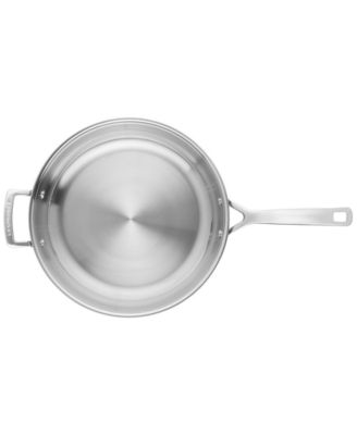 Classic Stainless Steel Round Frying Pan, 12"
