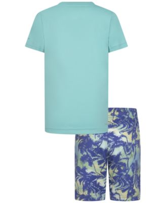 Little Boys Palm Beach Swim Top & Shorts, 2 Piece Set