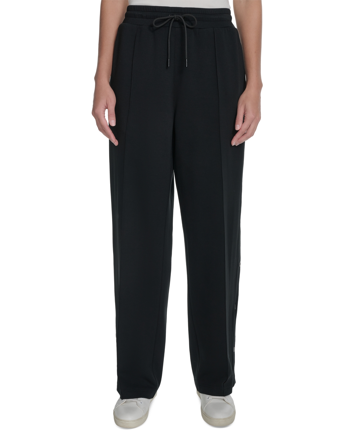 Women's Scuba Stretch Snap-Off Track Pants - Egret