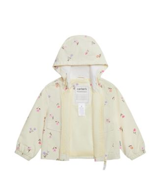 Carter s Girl s Light Weight Floral Printed Windbreaker