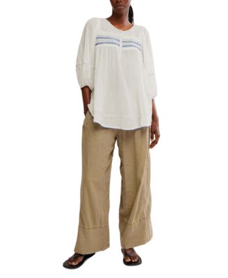 Women's Days End Linen-Blend Pull-On Pants