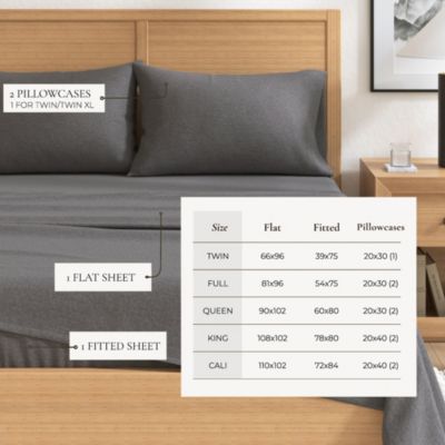 Cotton Blend Flannel Sheet Set