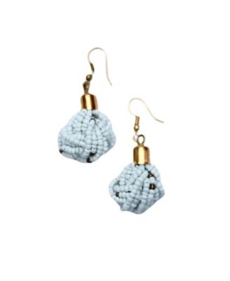 Kendi Amani Bush Berry Earrings - White