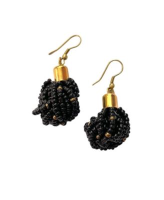 Kendi Amani Bush Berry Earrings - Black