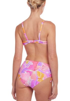 Women's Butterfly Print Underwire Bikini Swimsuit Top Bra Sizing