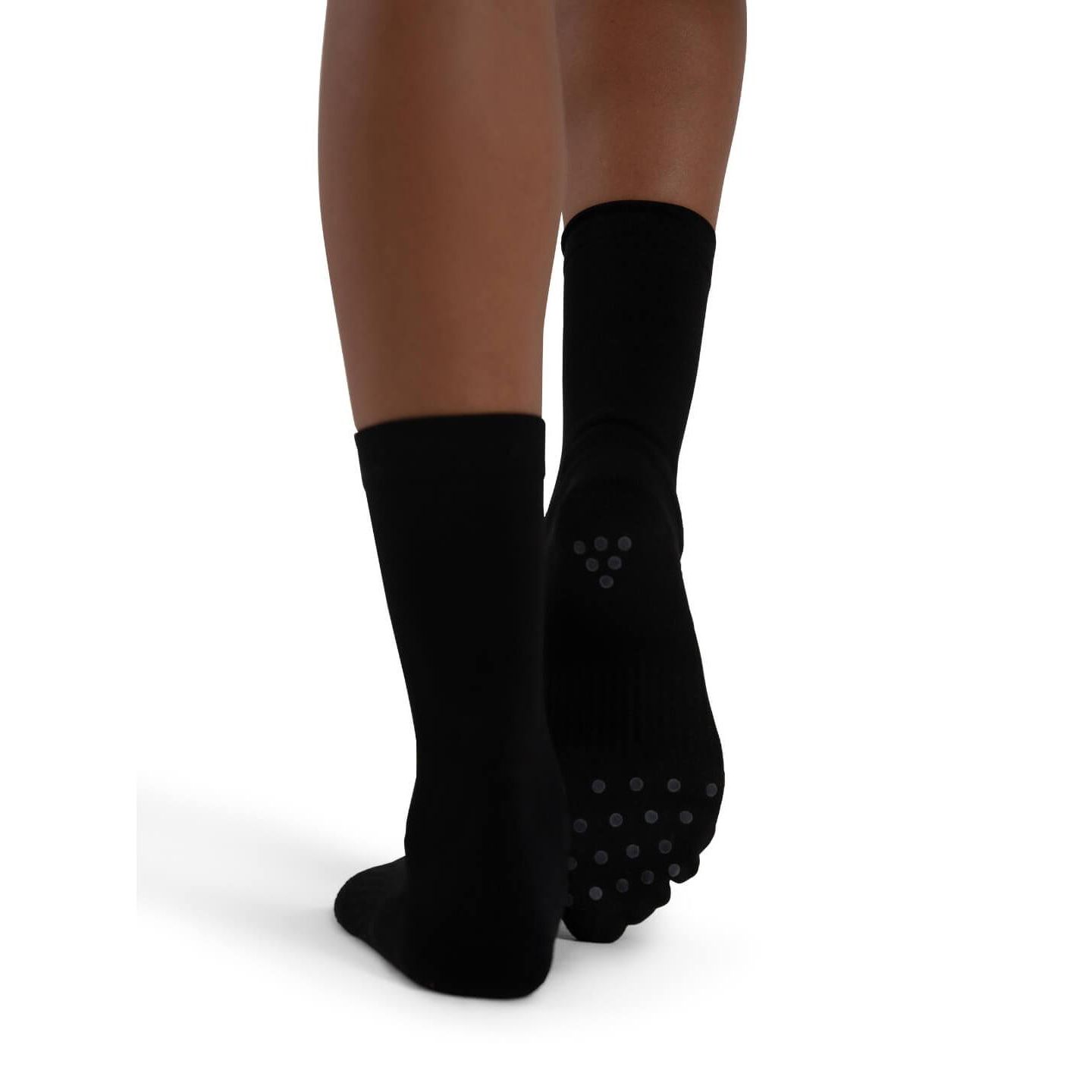 Capezio Women's Lifeknit Calf Length Sox, цвет: Чёрный — фото 2