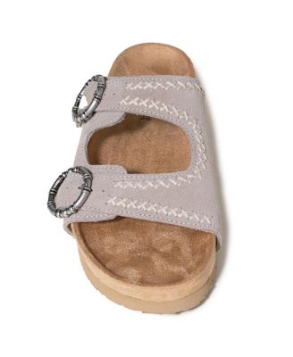 Women's Georgine Classic Suede Buckle Slide Sandals