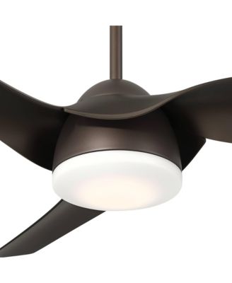 54 Inch 3 Blade LED Light with Remote Control Damp Rated Ceiling Fan
