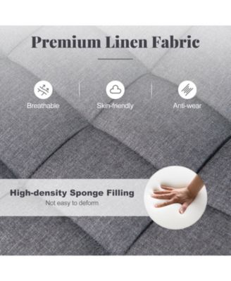 Teddy Fleece Armless Office Chair for Home or Desk Use, Soft and Cozy Seating