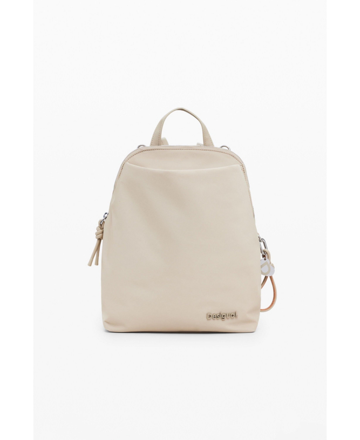 Women's Medium padded sack backpack - Beige