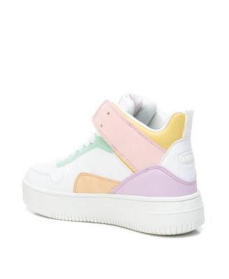Women's Sneakers White With Multicolor Accent