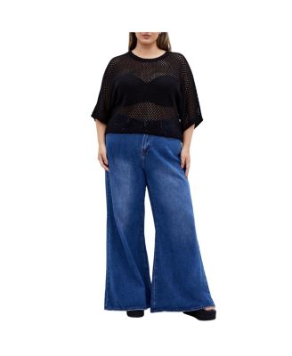 Women's Crochet Knit Top