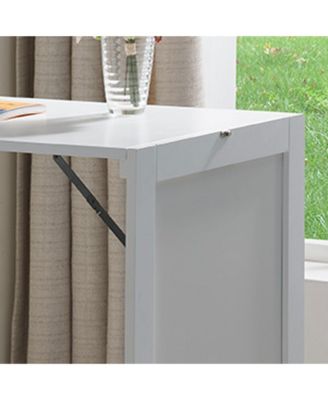 Culver Fold-Away Writing Desk (White)
