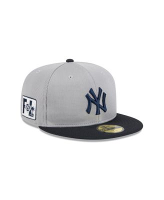 New Era - Men's Gray New York Yankees 2025 Spring Training 59FIFTY Fitted Hat