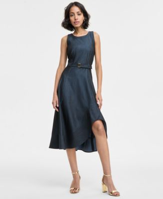 Karl Lagerfeld Paris 襟付きコントラストトリムワンピース 31585610_fpx.tif?$filterlrg$&