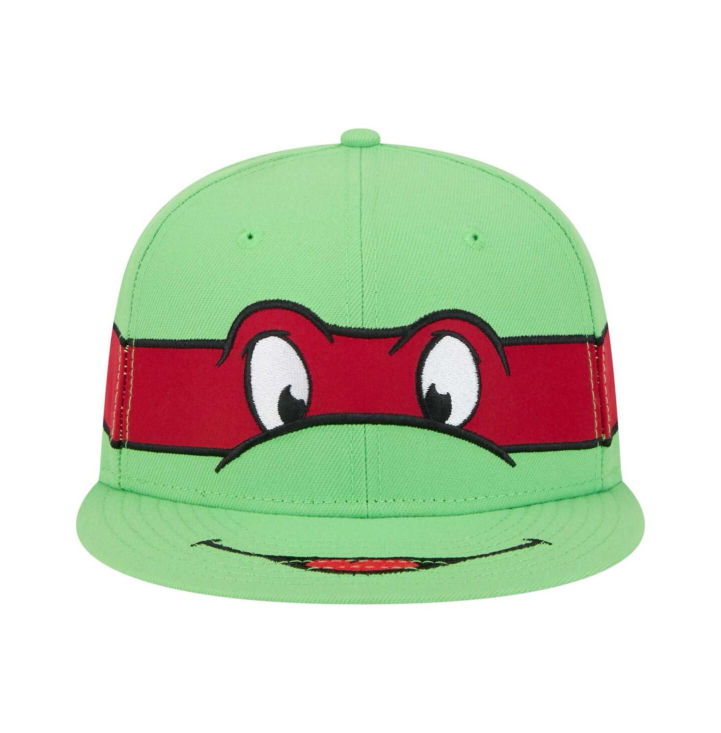 Мужская кепка New Era Green Teenage Mutant Ninja Turtles Raphael 9Fifty Snapback Hat — фото 4
