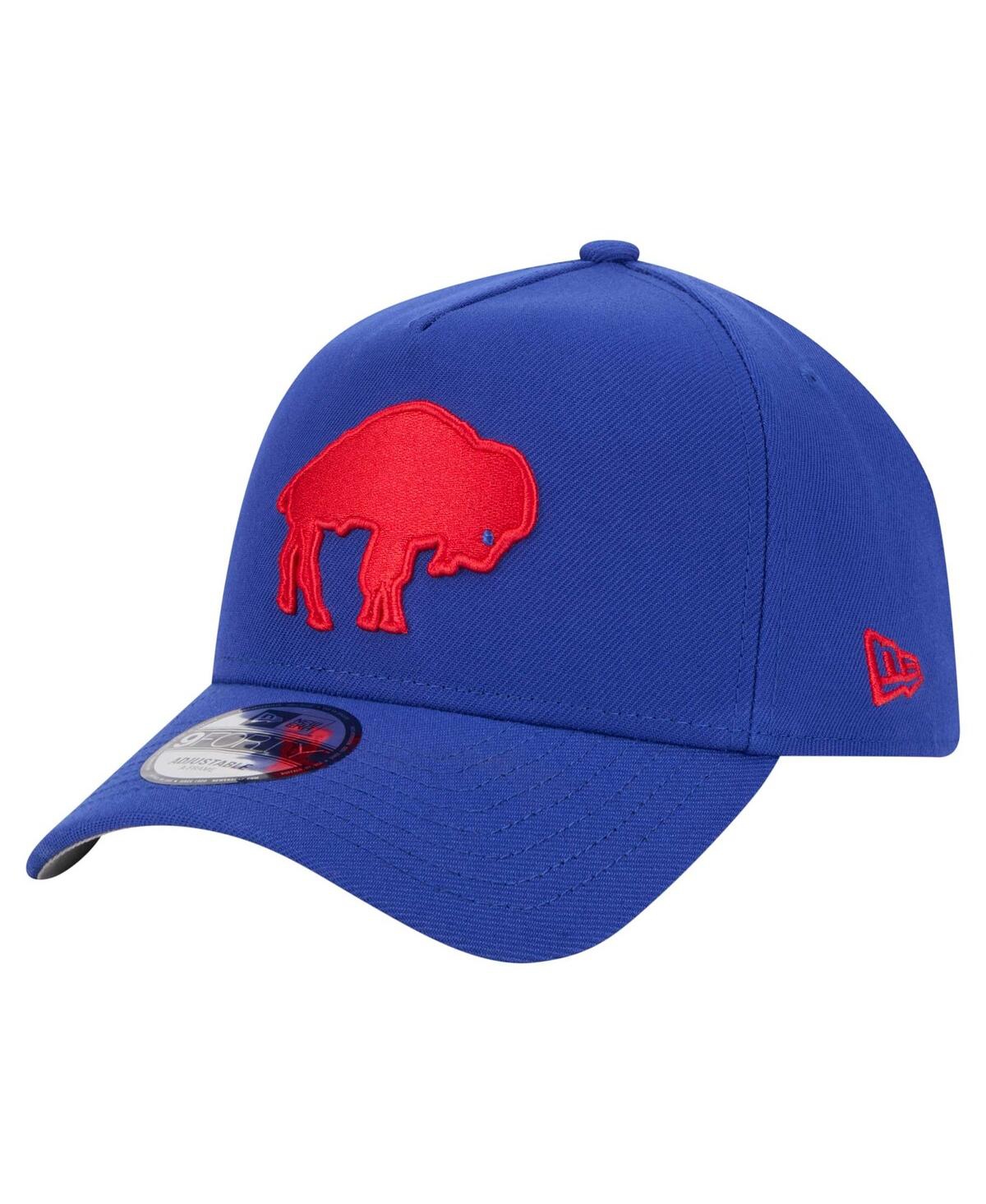 NEW ERA MEN'S ROYAL BUFFALO BILLS A-FRAME 9FORTY ADJUSTABLE HAT 