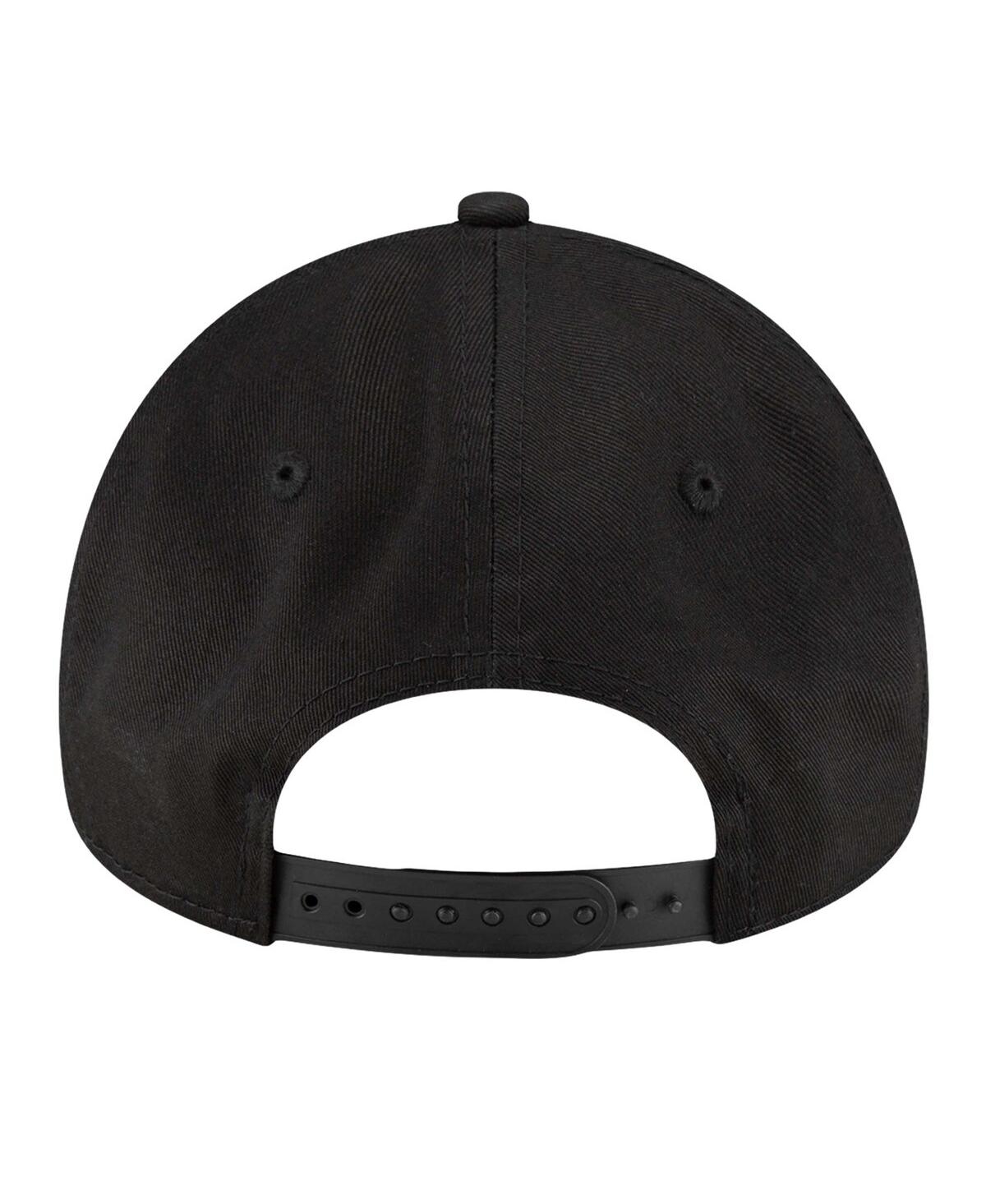 NEW ERA MEN'S BLACK BUBBA WALLACE ROPE A-FRAME 9FORTY ADJUSTABLE HAT 