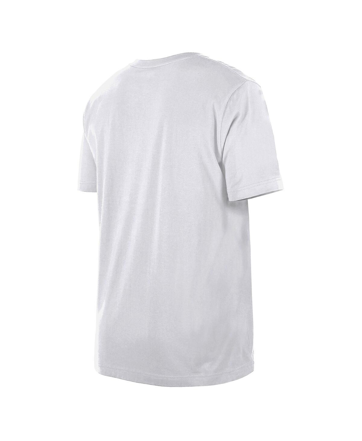 NEW ERA MEN'S WHITE MIAMI HEAT 2024/25 CITY EDITION CHENILLE HEAVYWEIGHT T-SHIRT 