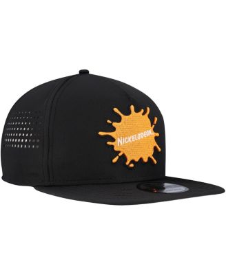 Men's Black Nickelodeon Vented 9FIFTY Snapback Hat