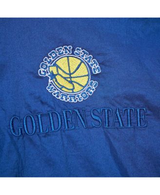 Men's and Women's Royal Golden State Warriors Hardwood Classics Team OG 3.0 Anorak Half-Zip Windbreaker Jacket